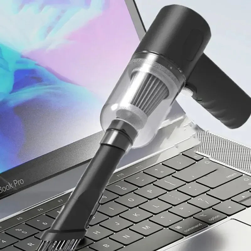 9000Pa Portable Wireless Car Vacuum Cleaner USB Charging 1200mAh Mini Wet and Dry Household Cleaning Appliance