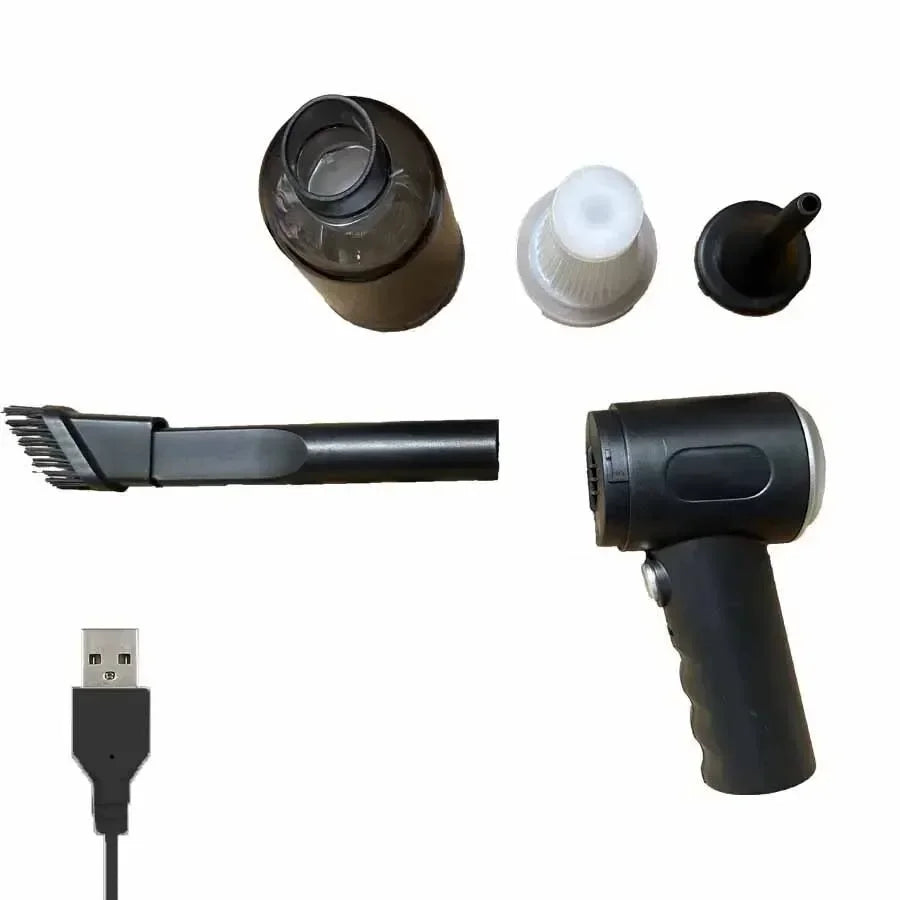 9000Pa Portable Wireless Car Vacuum Cleaner USB Charging 1200mAh Mini Wet and Dry Household Cleaning Appliance