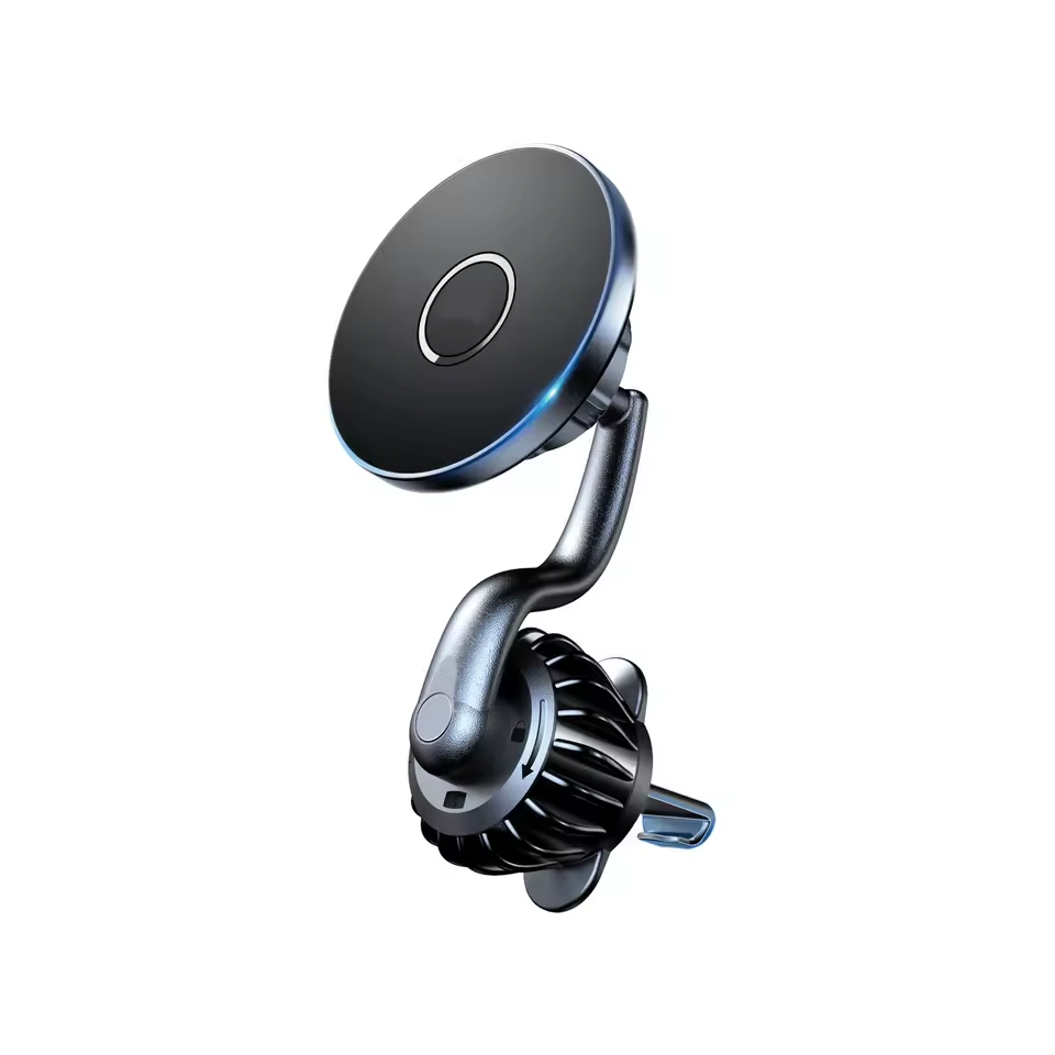 Strong Magnetic Car Phone Mount with 360° Rotation for Air Vent and Dashboard