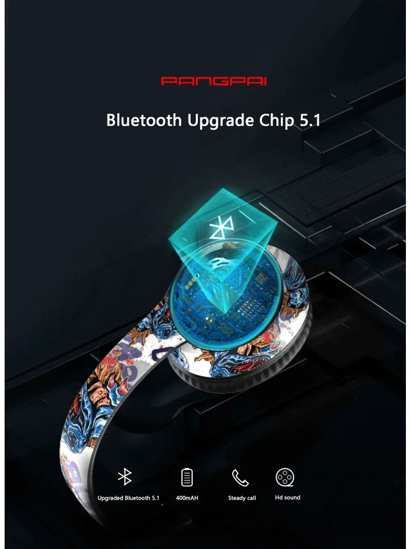 Bluetooth upgrade chip 5.1 on a dark background with Pangpai branding.