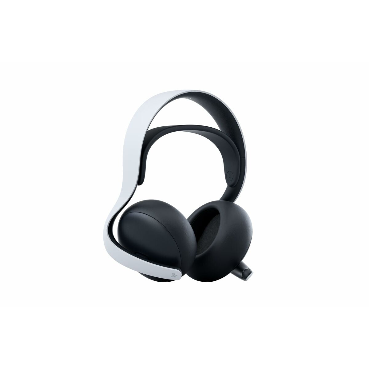 Black over-ear headphones on a white background