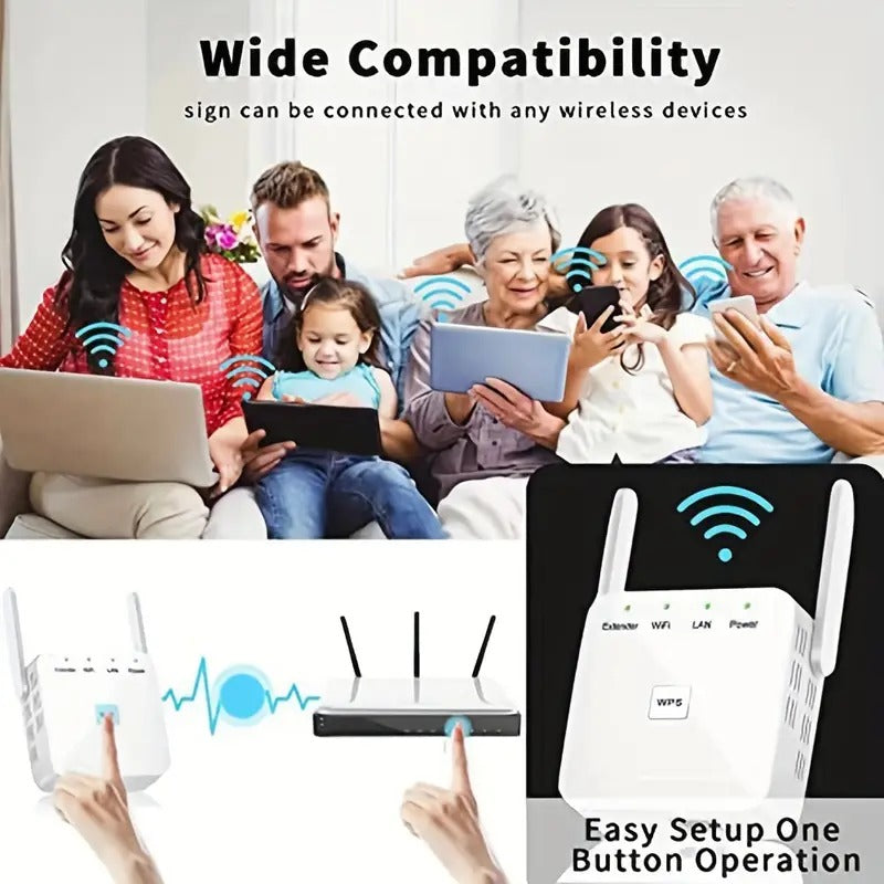 Wireless WiFi Signal Booster and Repeater for Home - Electric Impulse