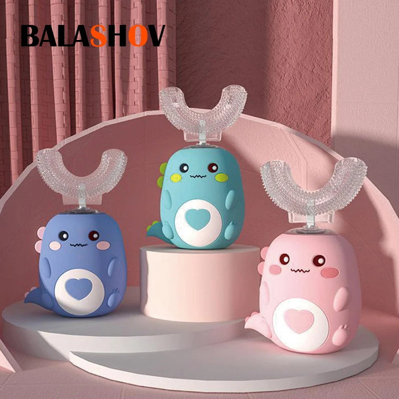 Three colorful dental models on a stand with 'BALASHOV' branding.