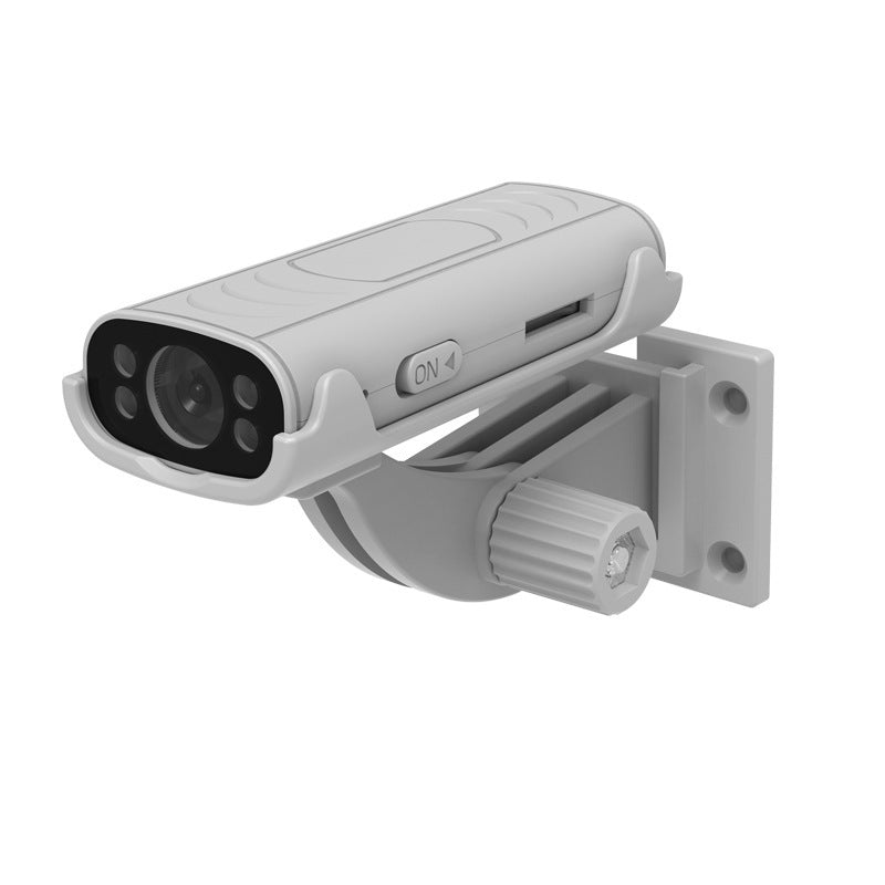 Security camera with bracket on a white background