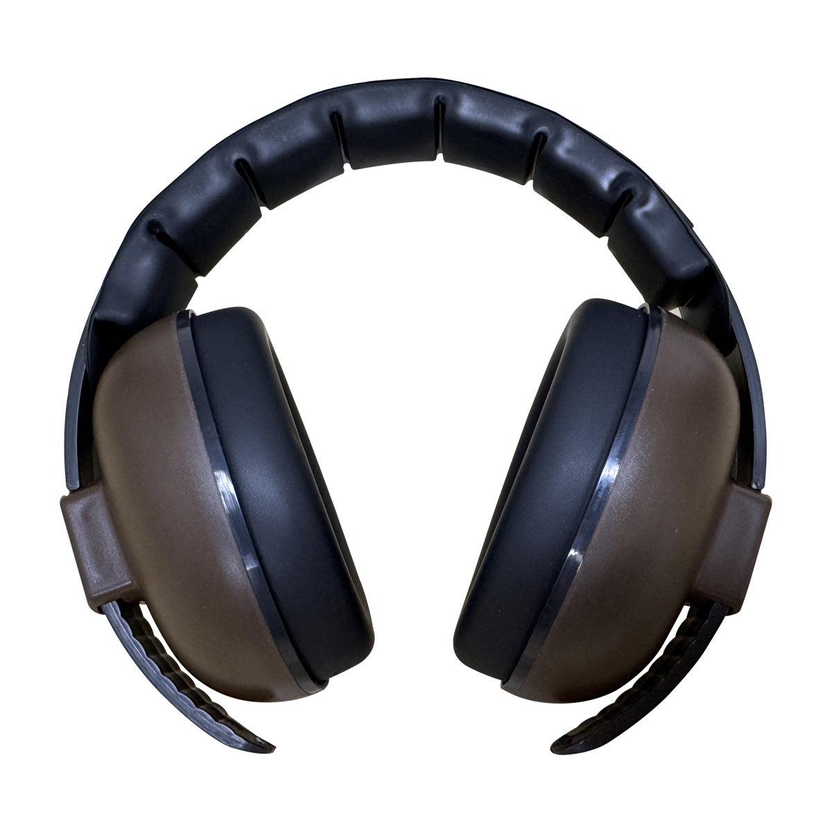 Pair of over-ear headphones on a white background