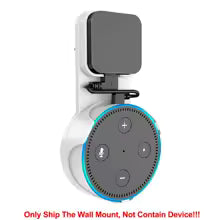 Smart home device with wall mount attachment on a white background